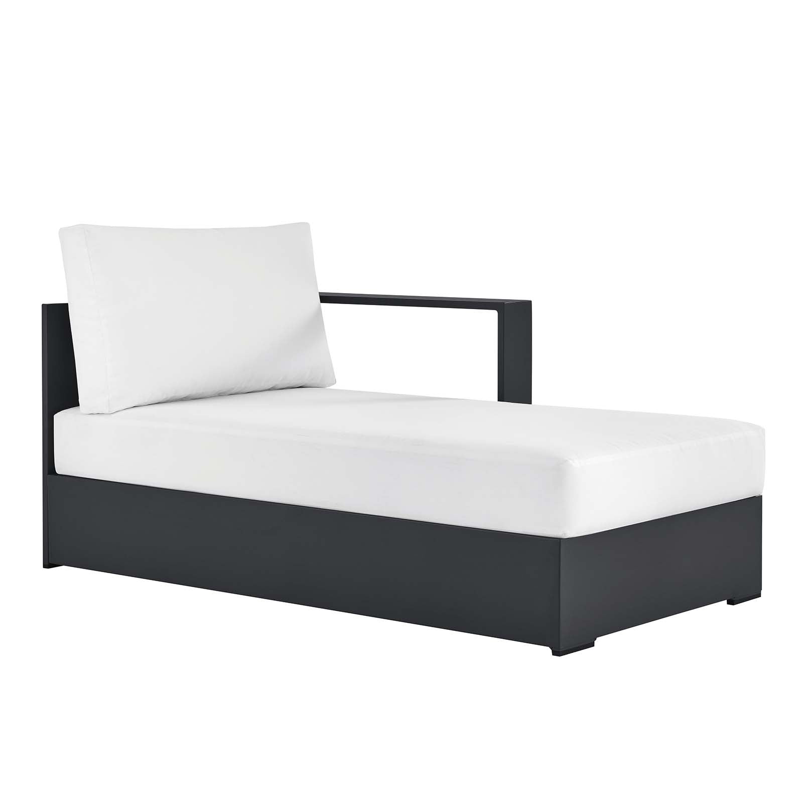Tahoe Outdoor Patio Powder-Coated Aluminum Modular Right-Facing Chaise Lounge by Modway