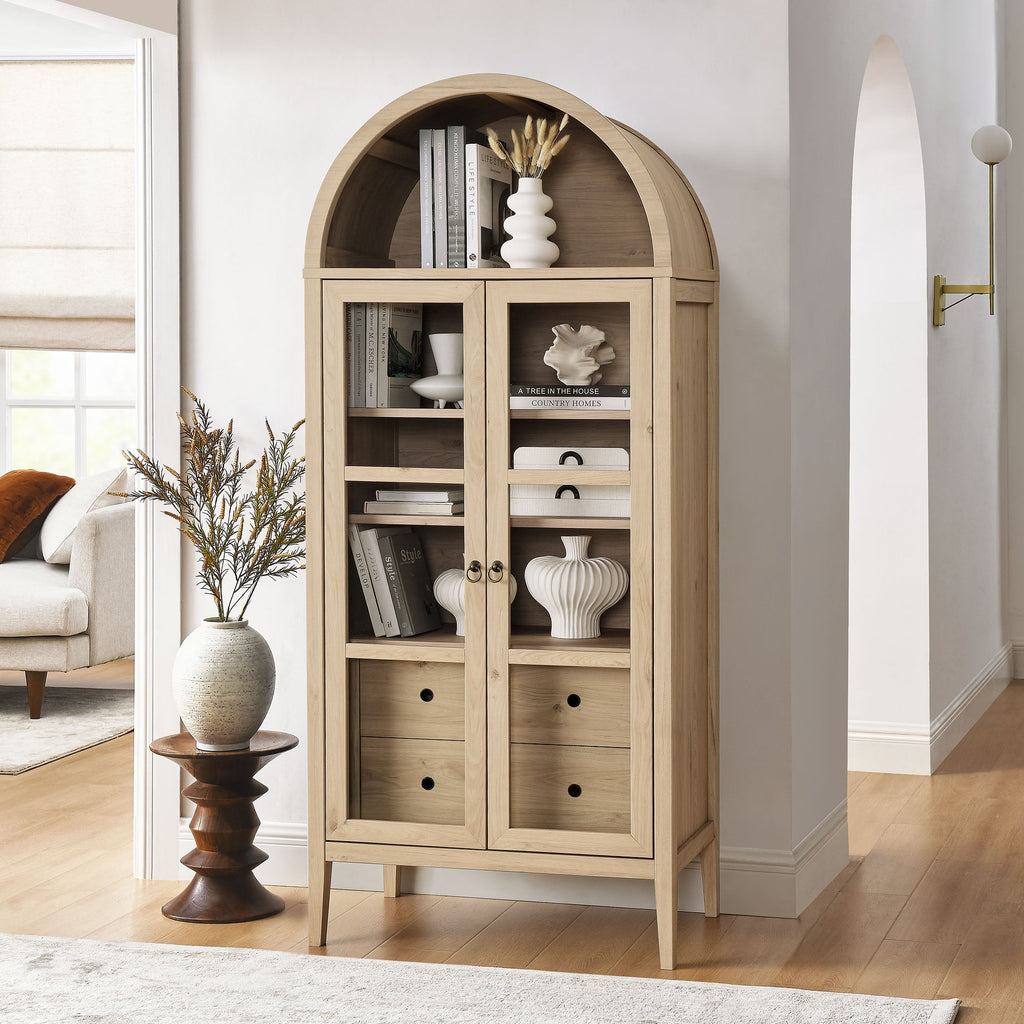 Nolan Tall Arched Storage Display Cabinet by Modway