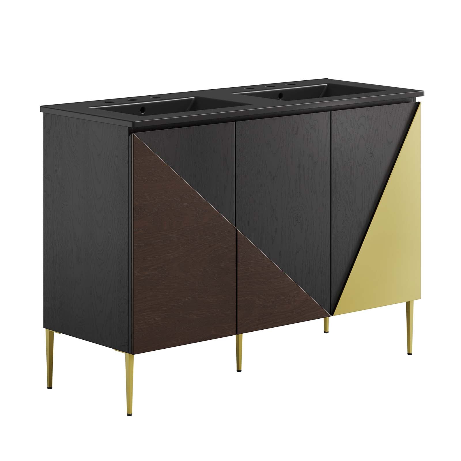 Alchemist 48" Double Sink Bathroom Vanity by Modway