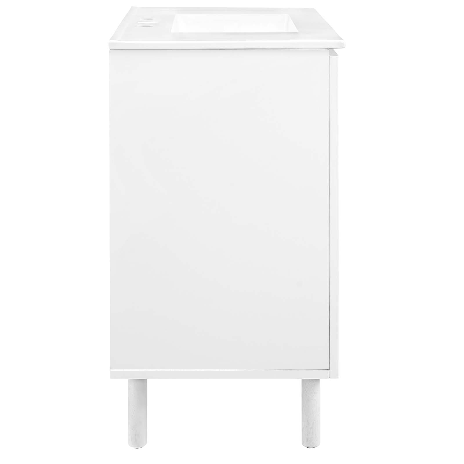 Calla 36" Perforated Metal Bathroom Vanity by Modway