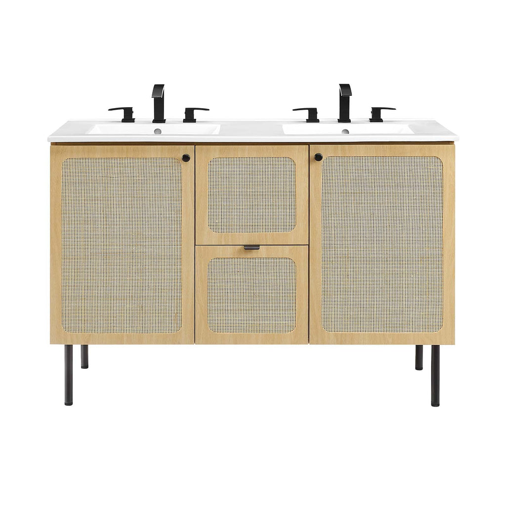 Chaucer 48" Double Sink Bathroom Vanity by Modway
