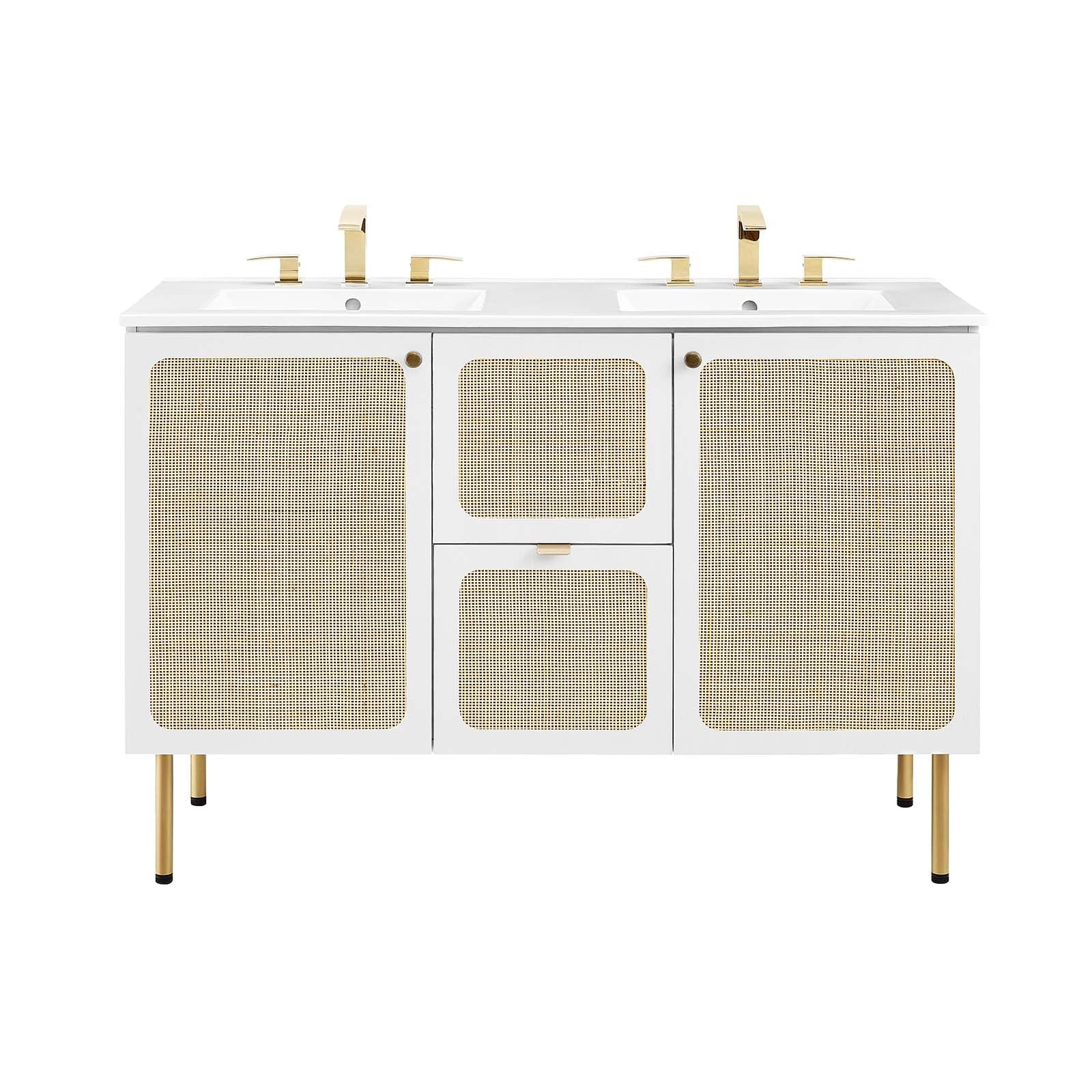 Chaucer 48" Double Sink Bathroom Vanity by Modway