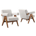 Lyra Fabric Armchair Set of 2 by Modway
