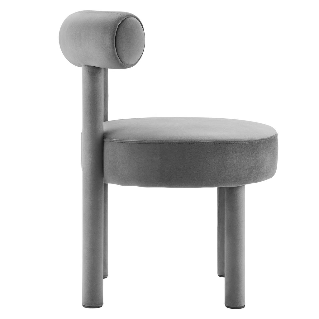 Toulouse Performance Velvet Dining Chair Set of 2 by Modway