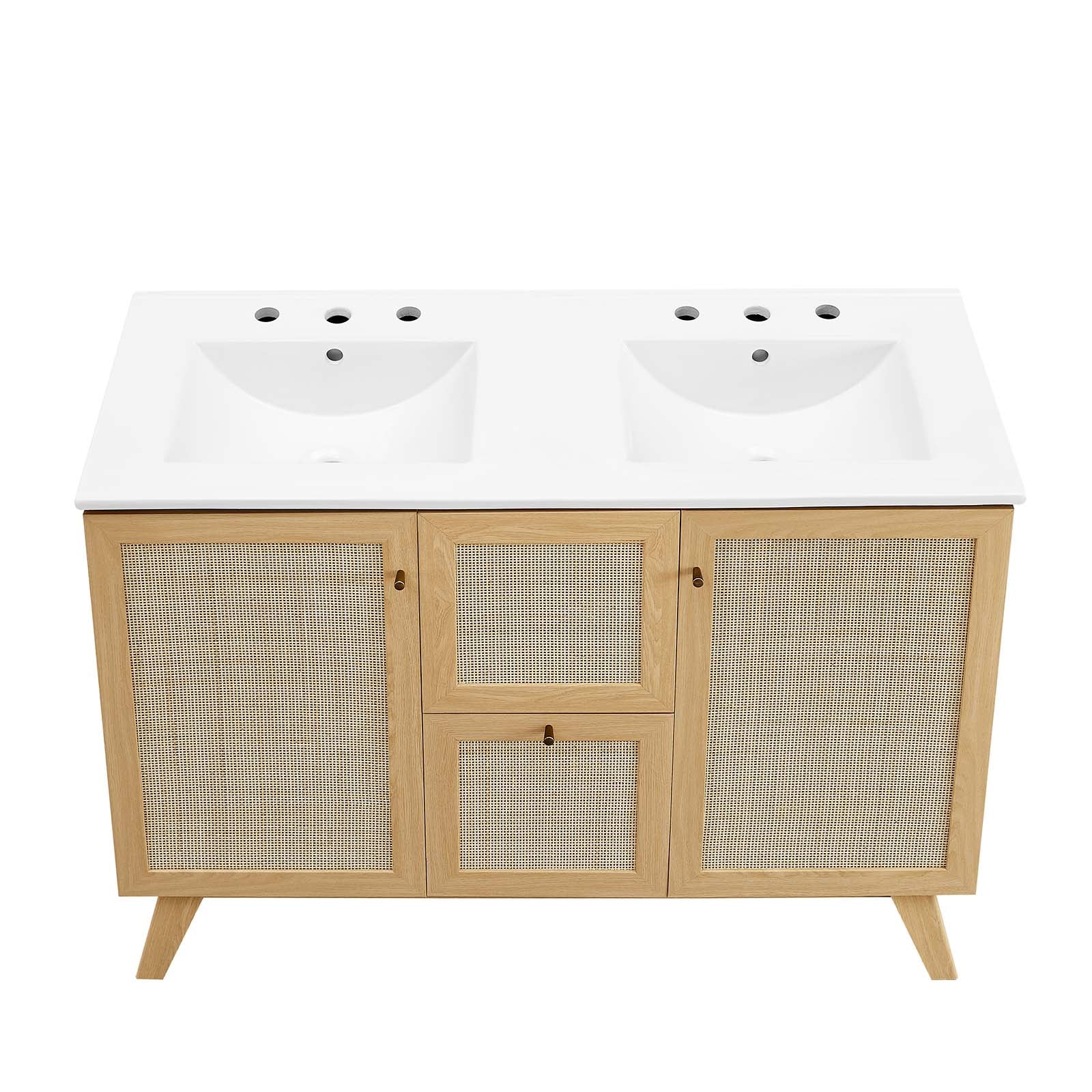 Soma 48Ó Double Sink Bathroom Vanity by Modway