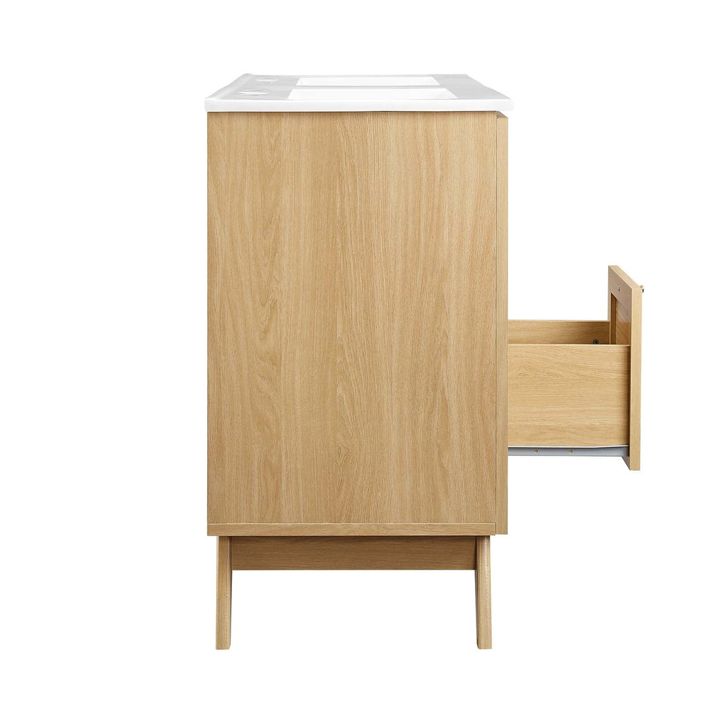 Soma 48Ó Double Sink Bathroom Vanity by Modway