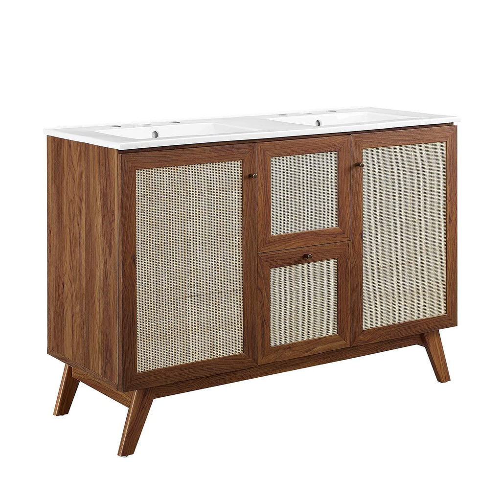 Soma 48Ó Double Sink Bathroom Vanity by Modway