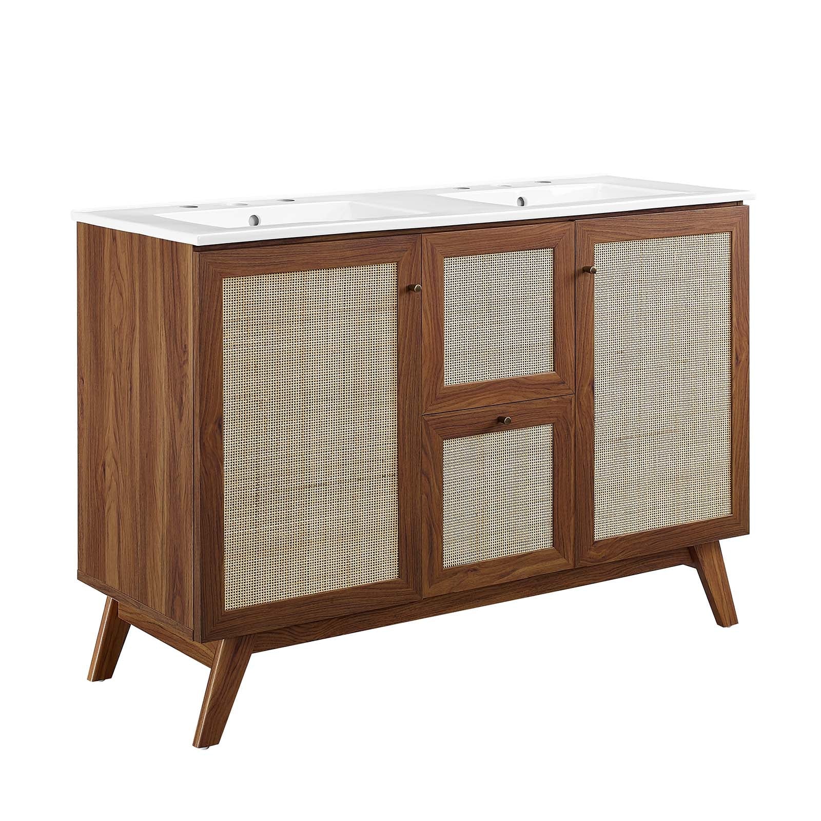 Soma 48Ó Double Sink Bathroom Vanity by Modway