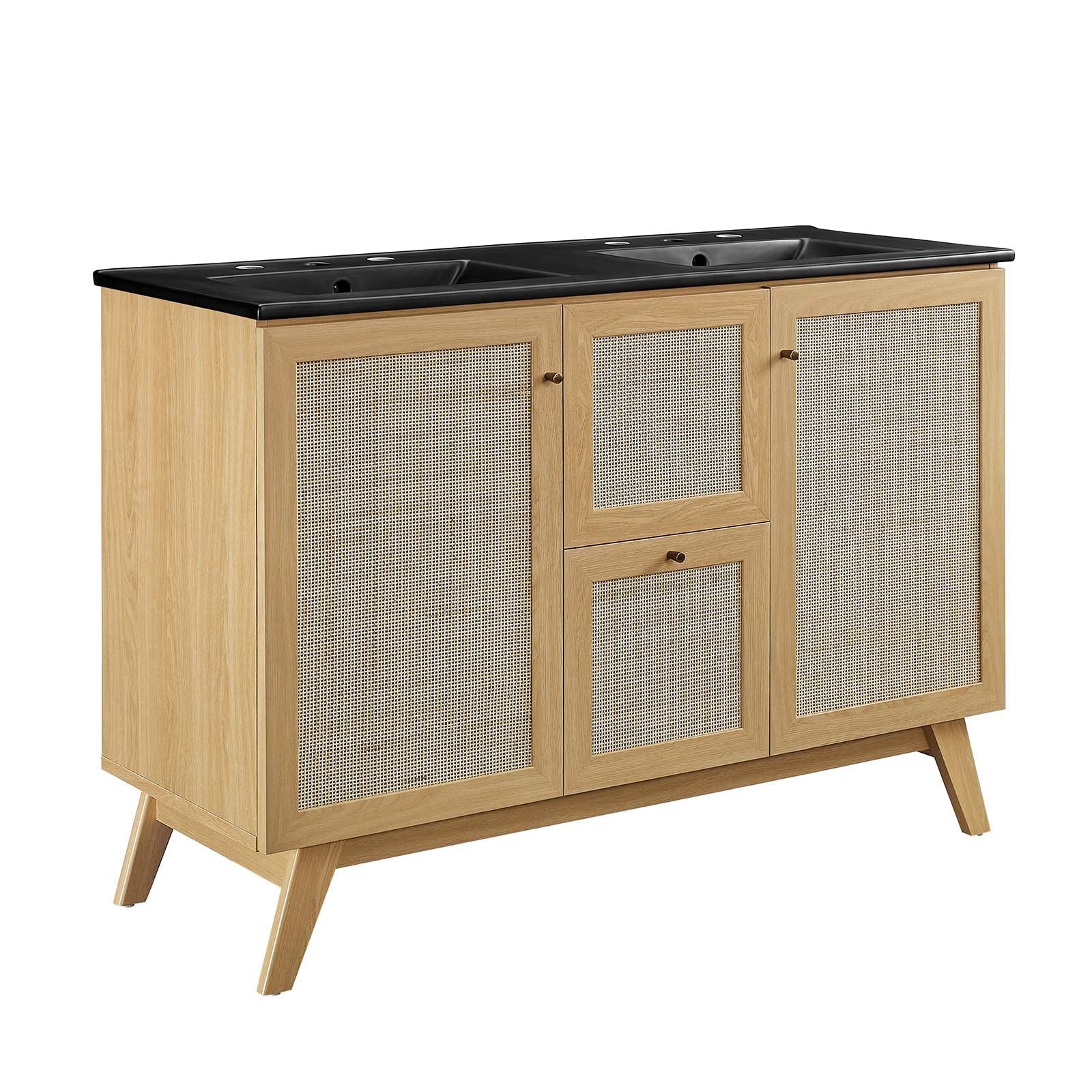 Soma 48Ó Double Sink Bathroom Vanity by Modway