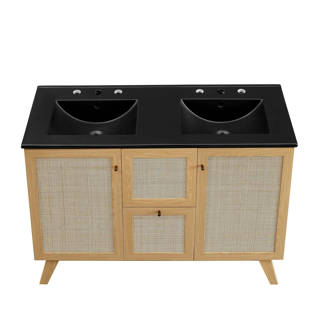 Soma 48Ó Double Sink Bathroom Vanity by Modway