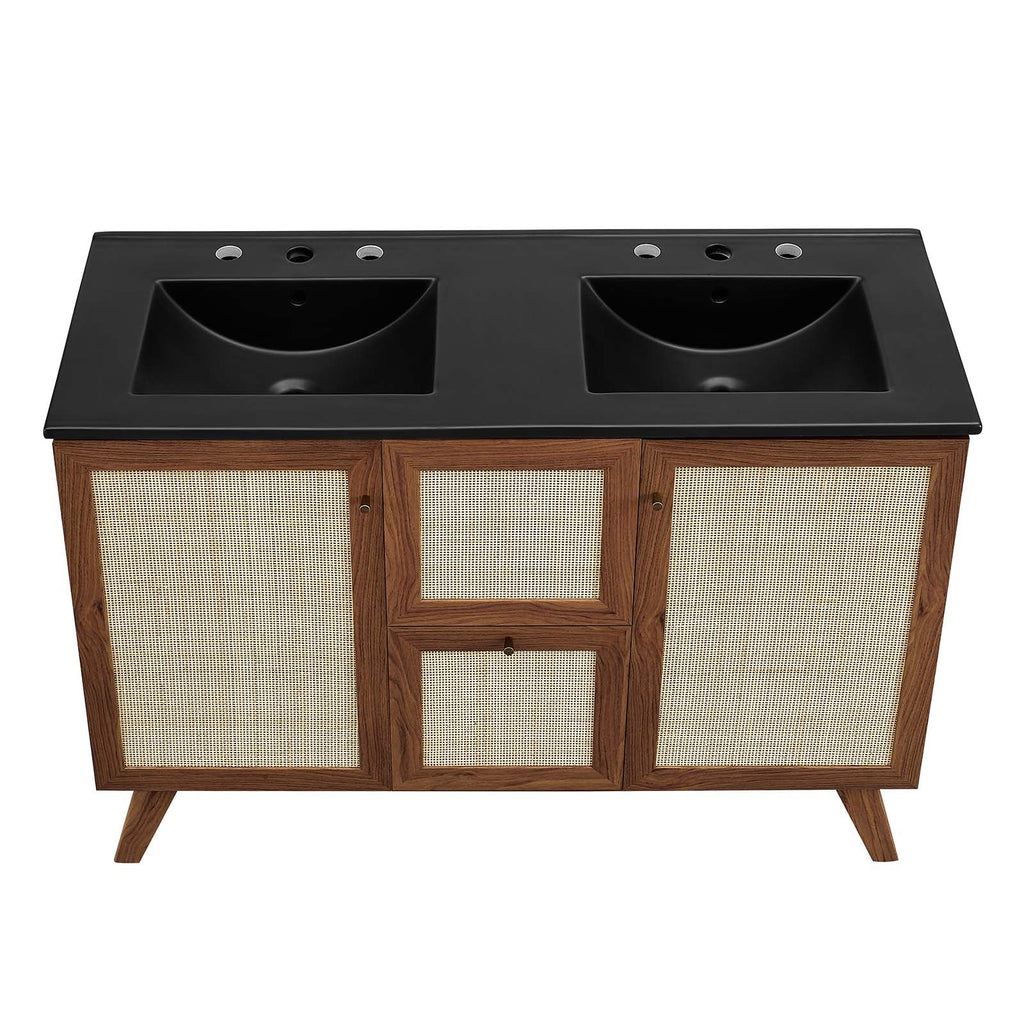 Soma 48Ó Double Sink Bathroom Vanity by Modway