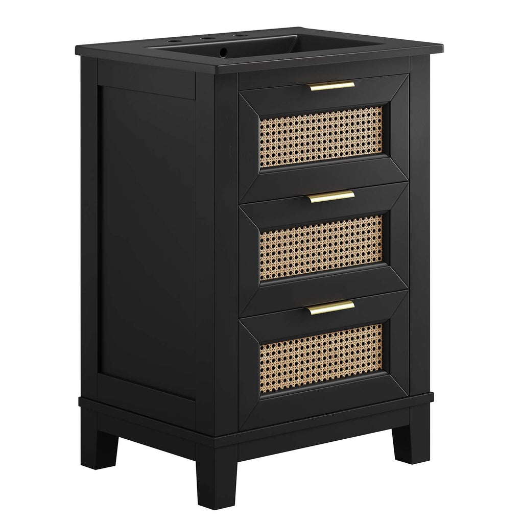 Dixie 24Ó Solid Wood Bathroom Vanity Cabinet by Modway