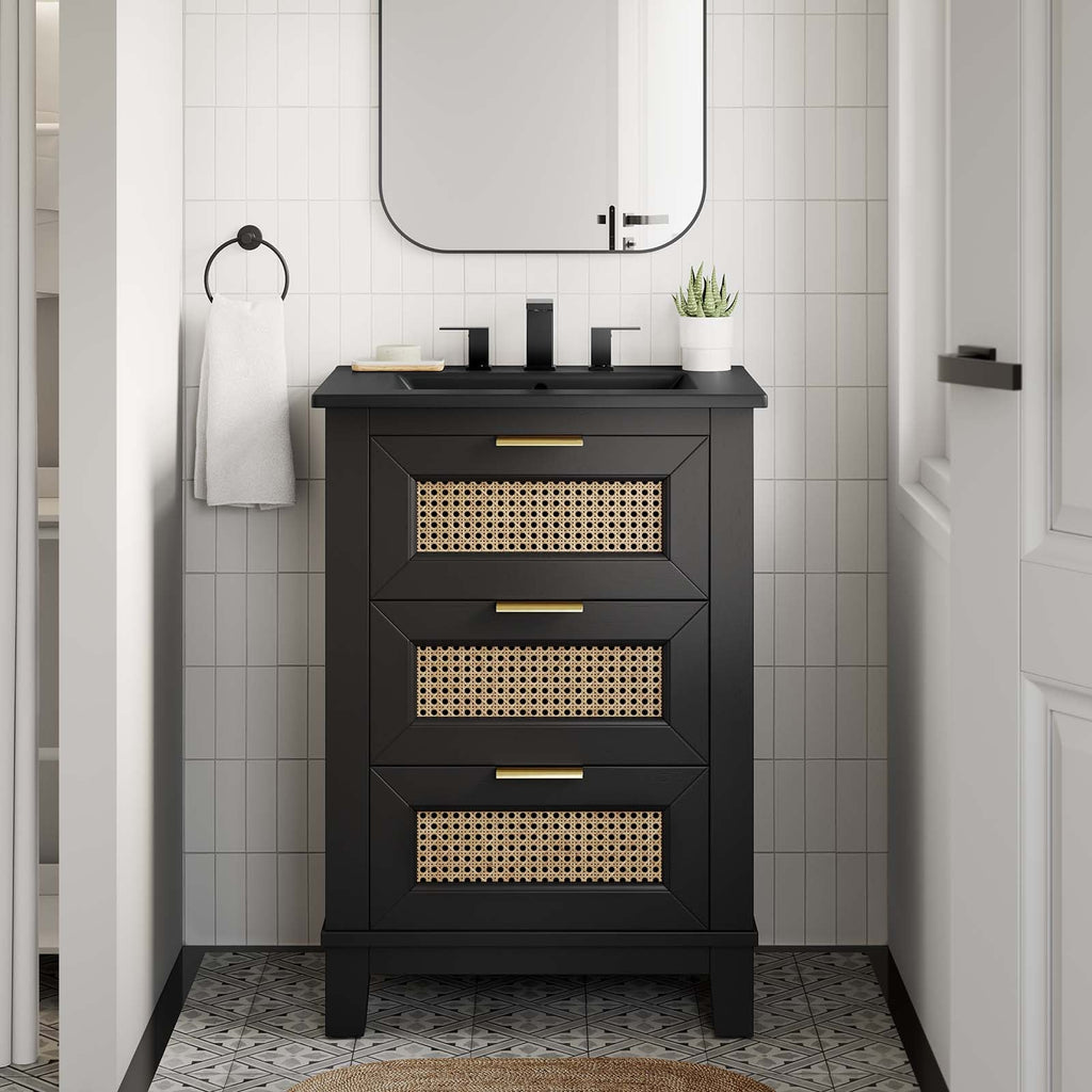 Dixie 24Ó Solid Wood Bathroom Vanity Cabinet by Modway