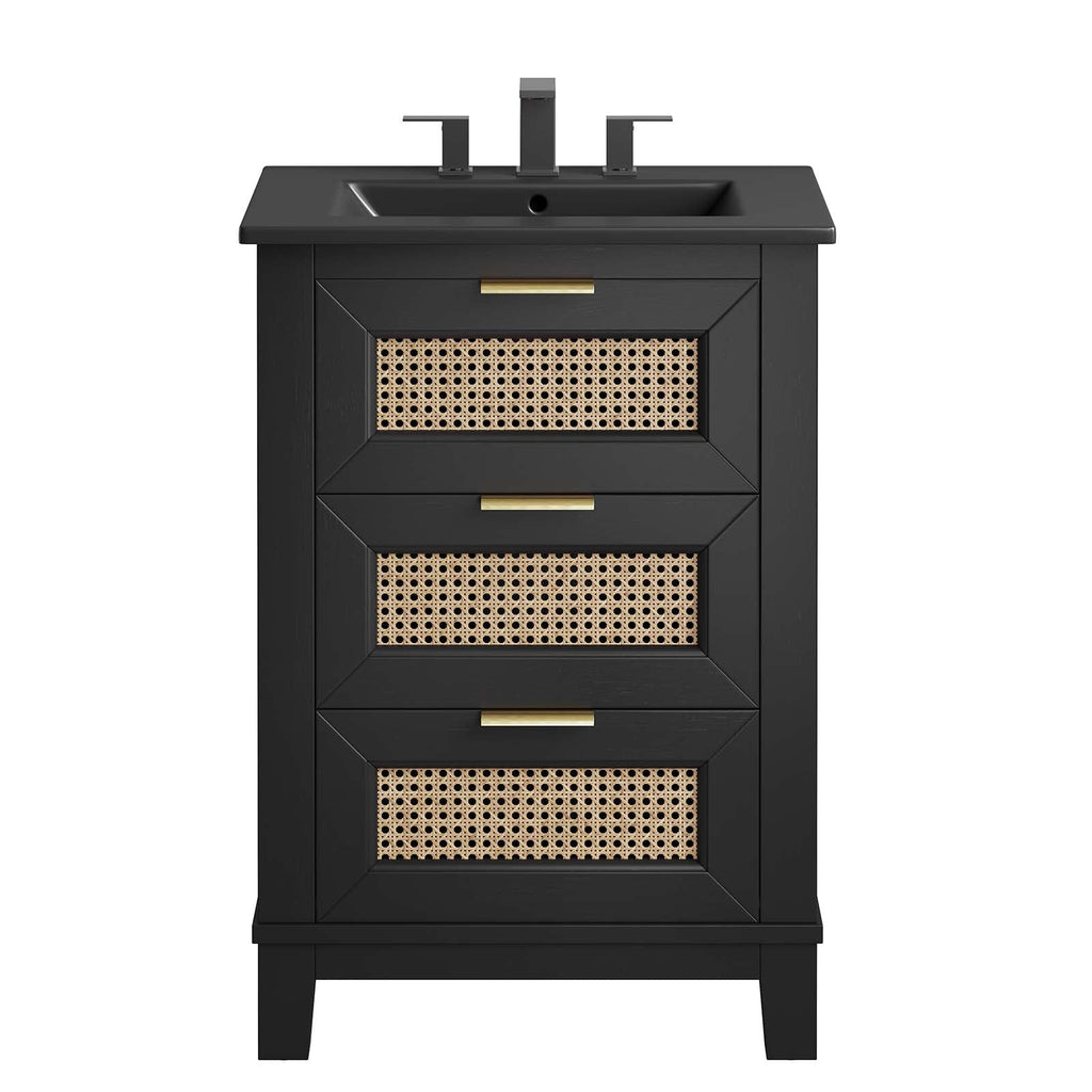 Dixie 24Ó Solid Wood Bathroom Vanity Cabinet by Modway