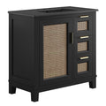 Dixie 36Ó Solid Wood Bathroom Vanity Cabinet by Modway
