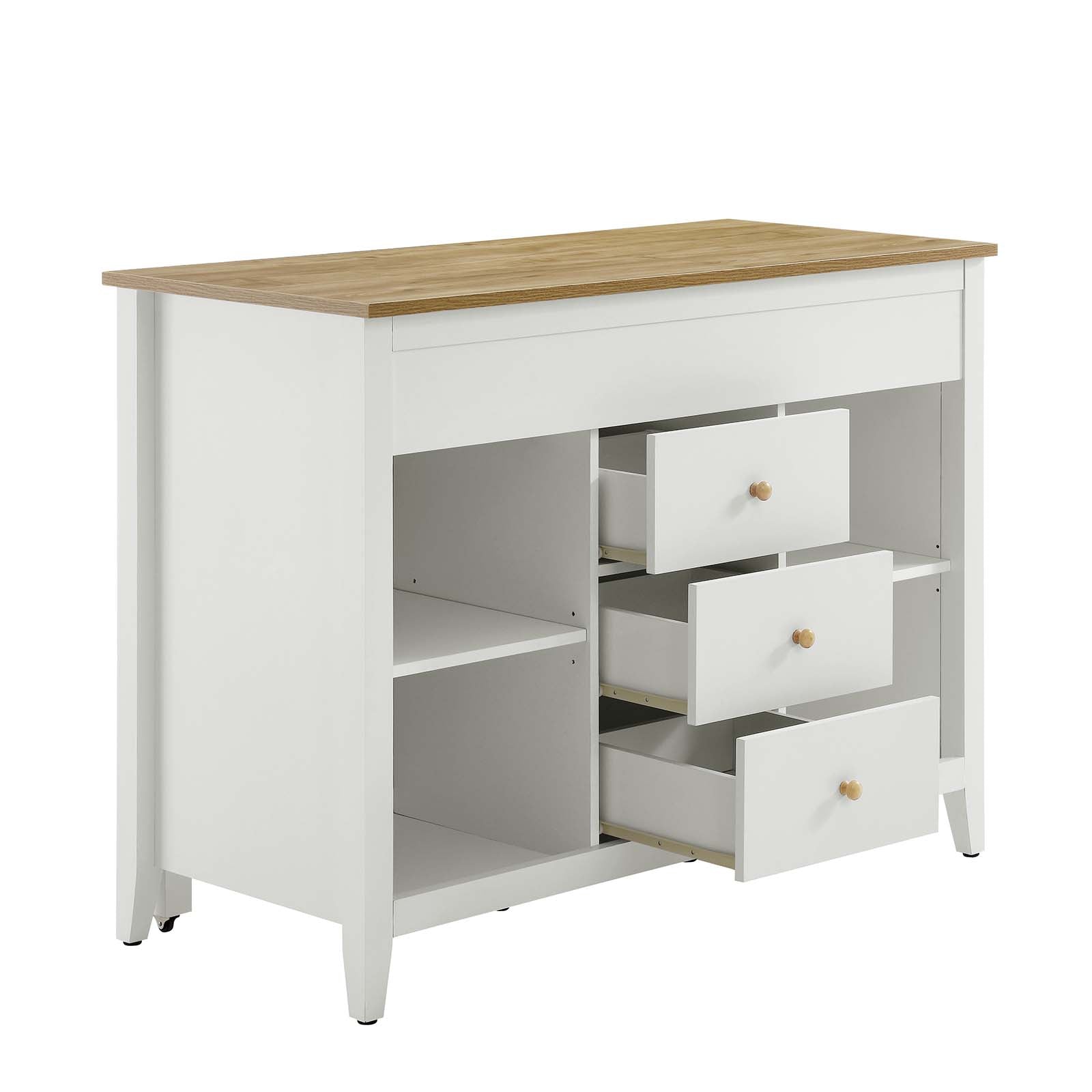 Farmstead Kitchen Island by Modway