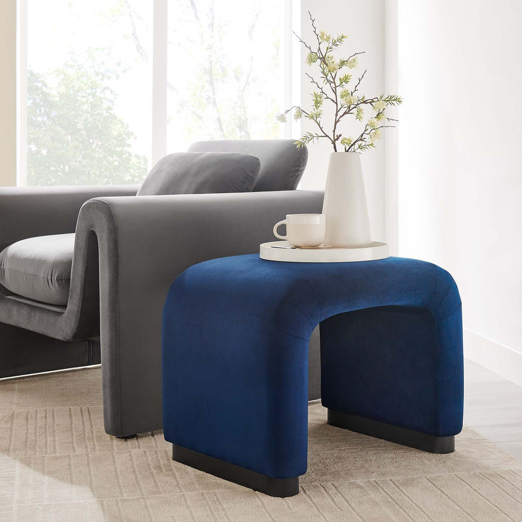 Koda Performance Velvet Waterfall Stool by Modway