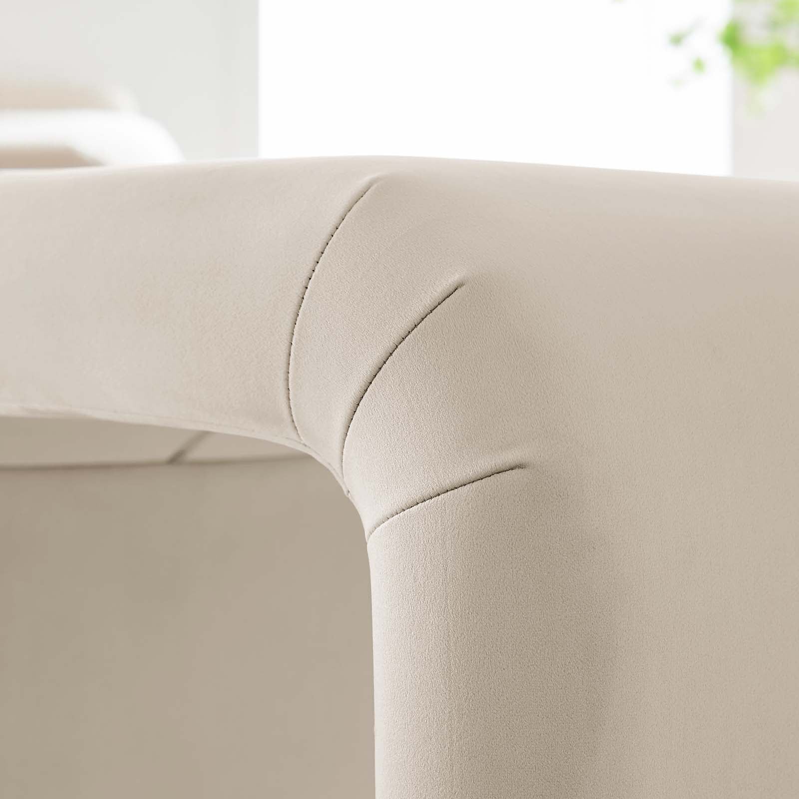 Koda Performance Velvet Waterfall Stool by Modway