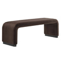 Koda Performance Velvet Waterfall Long Bench by Modway
