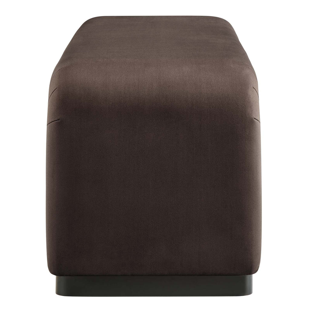 Koda Performance Velvet Waterfall Long Bench by Modway