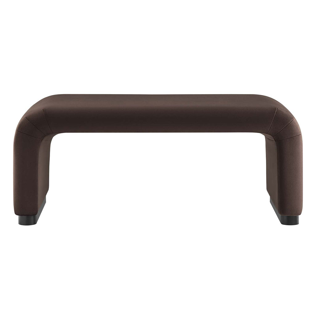 Koda Performance Velvet Waterfall Ottoman by Modway