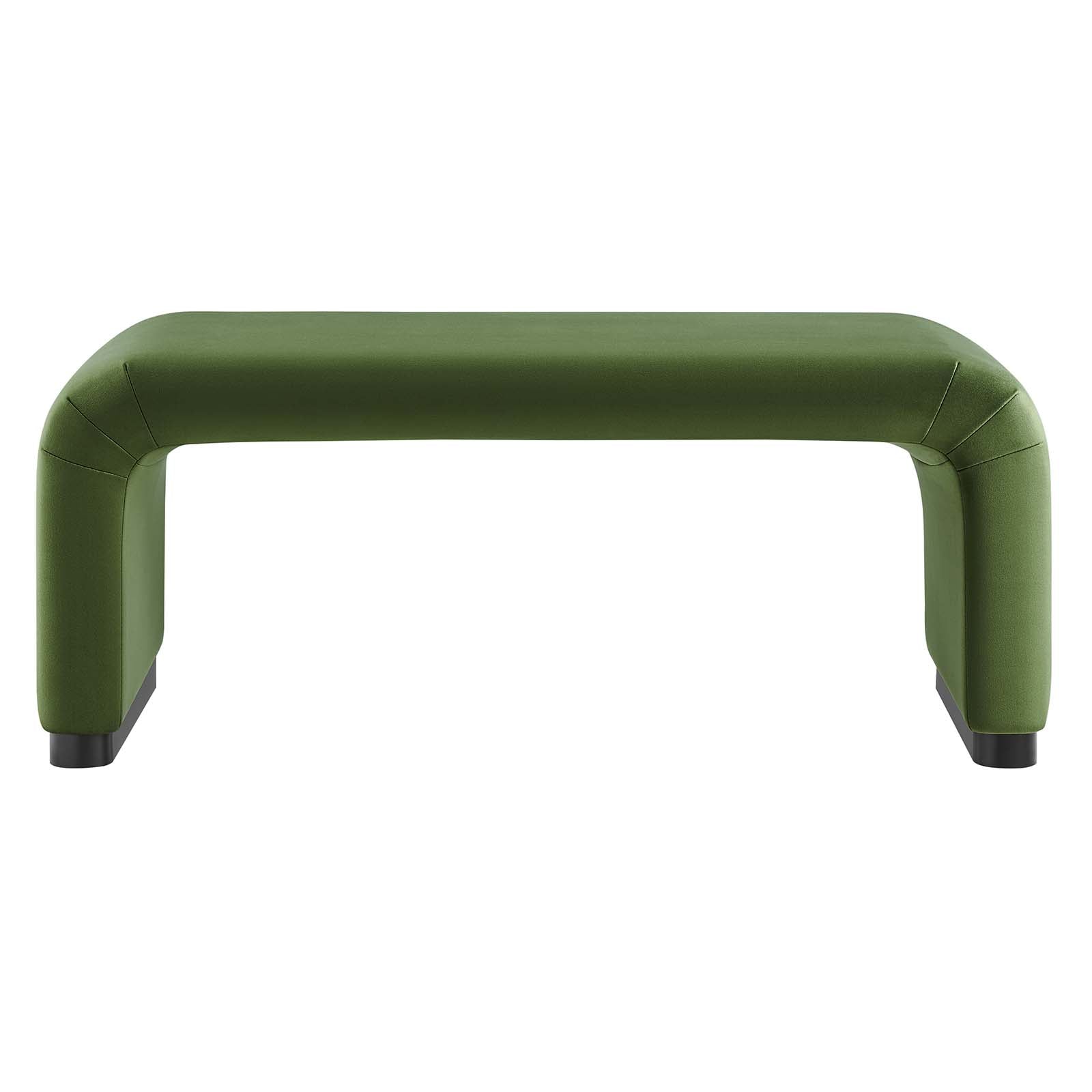 Koda Performance Velvet Waterfall Ottoman by Modway