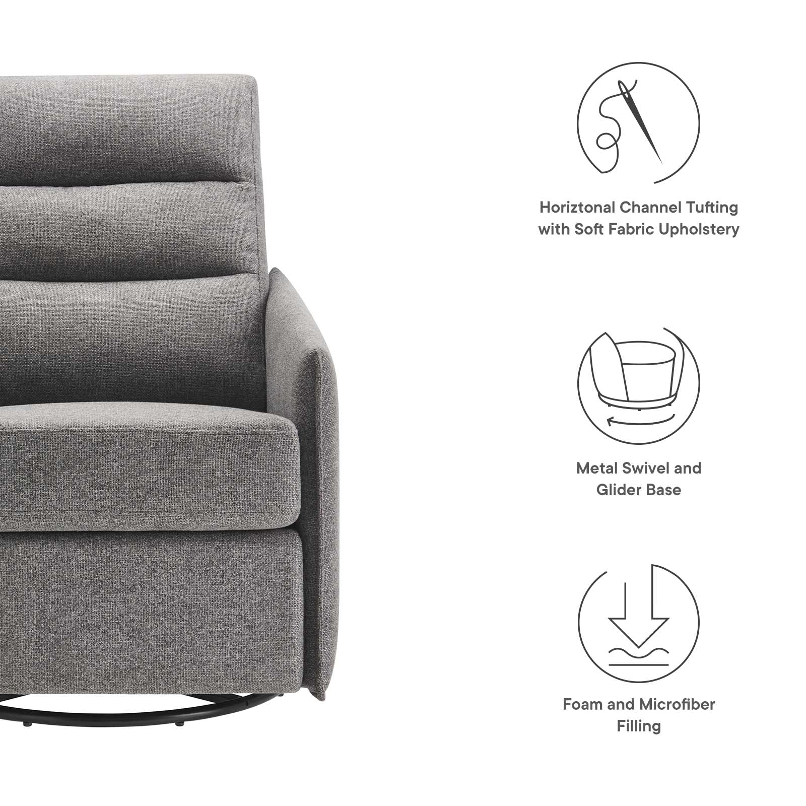 Etta Upholstered Fabric Lounge Chair by Modway