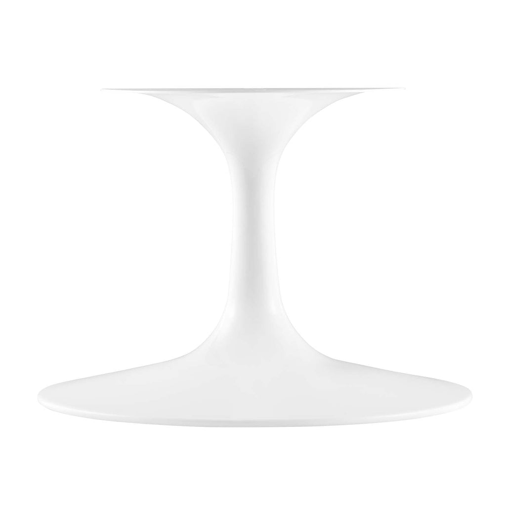Lippa 36Ó Round Faux Travertine Coffee Table by Modway