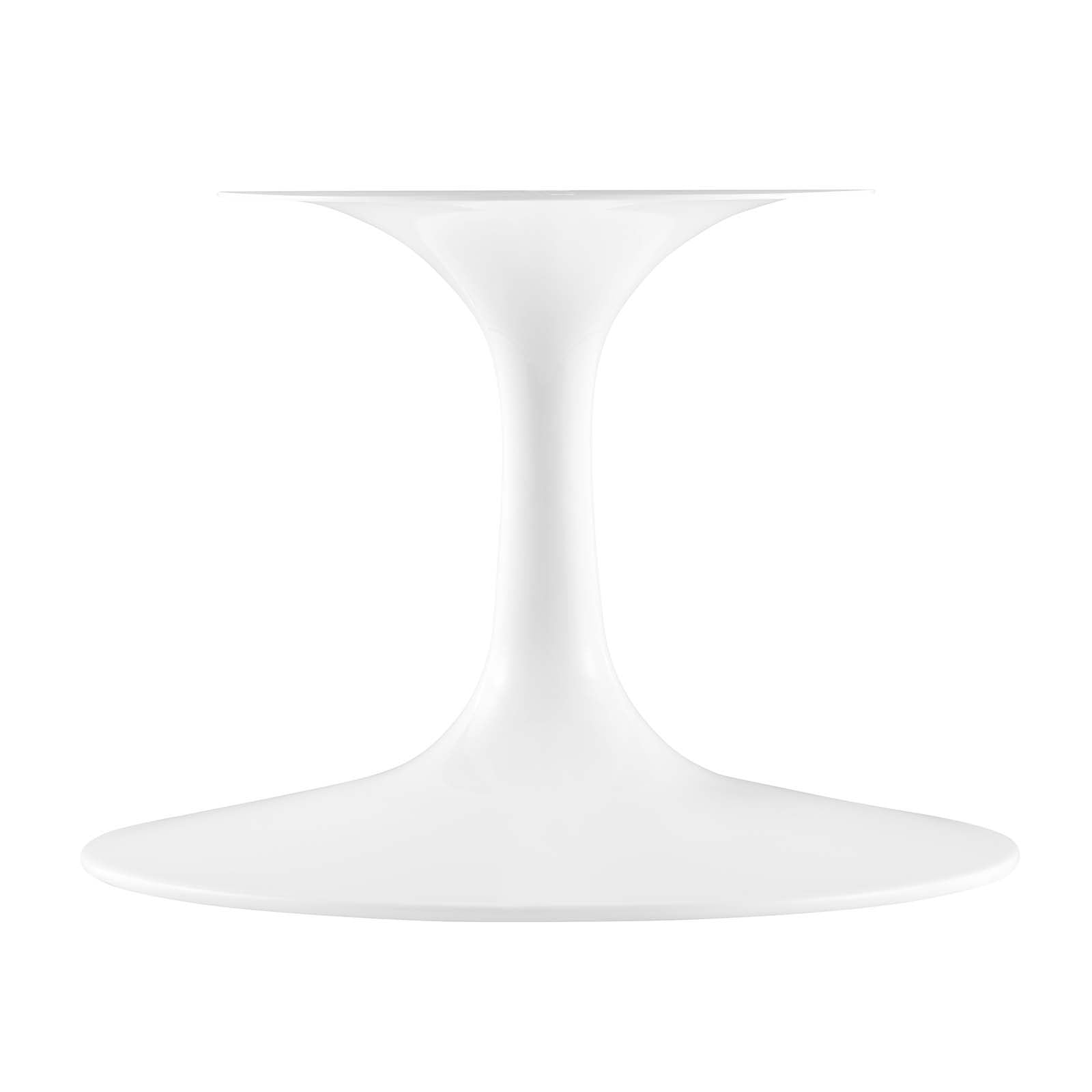 Lippa 36Ó Round Faux Travertine Coffee Table by Modway