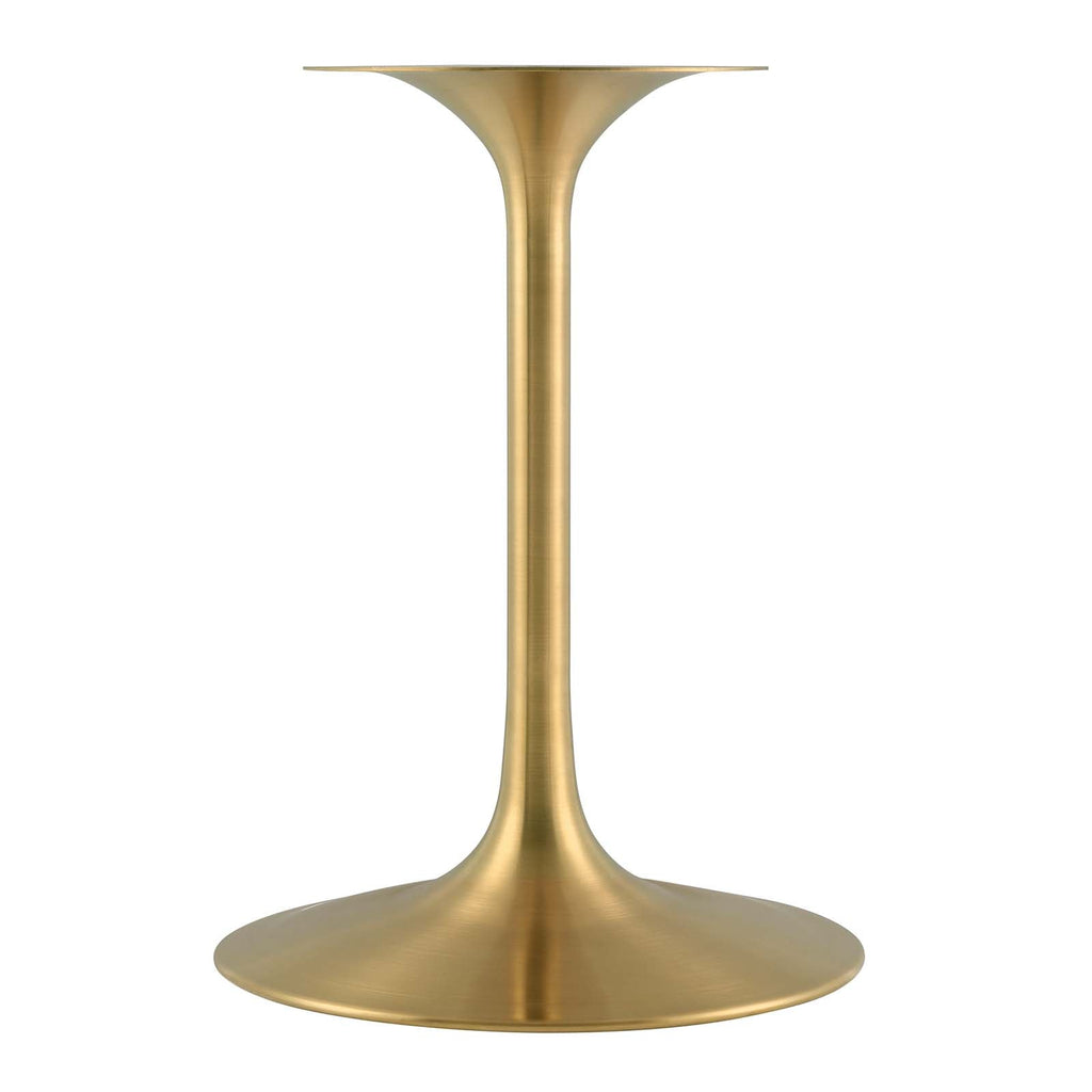 Lippa 36" Round Faux Travertine Dining Table by Modway