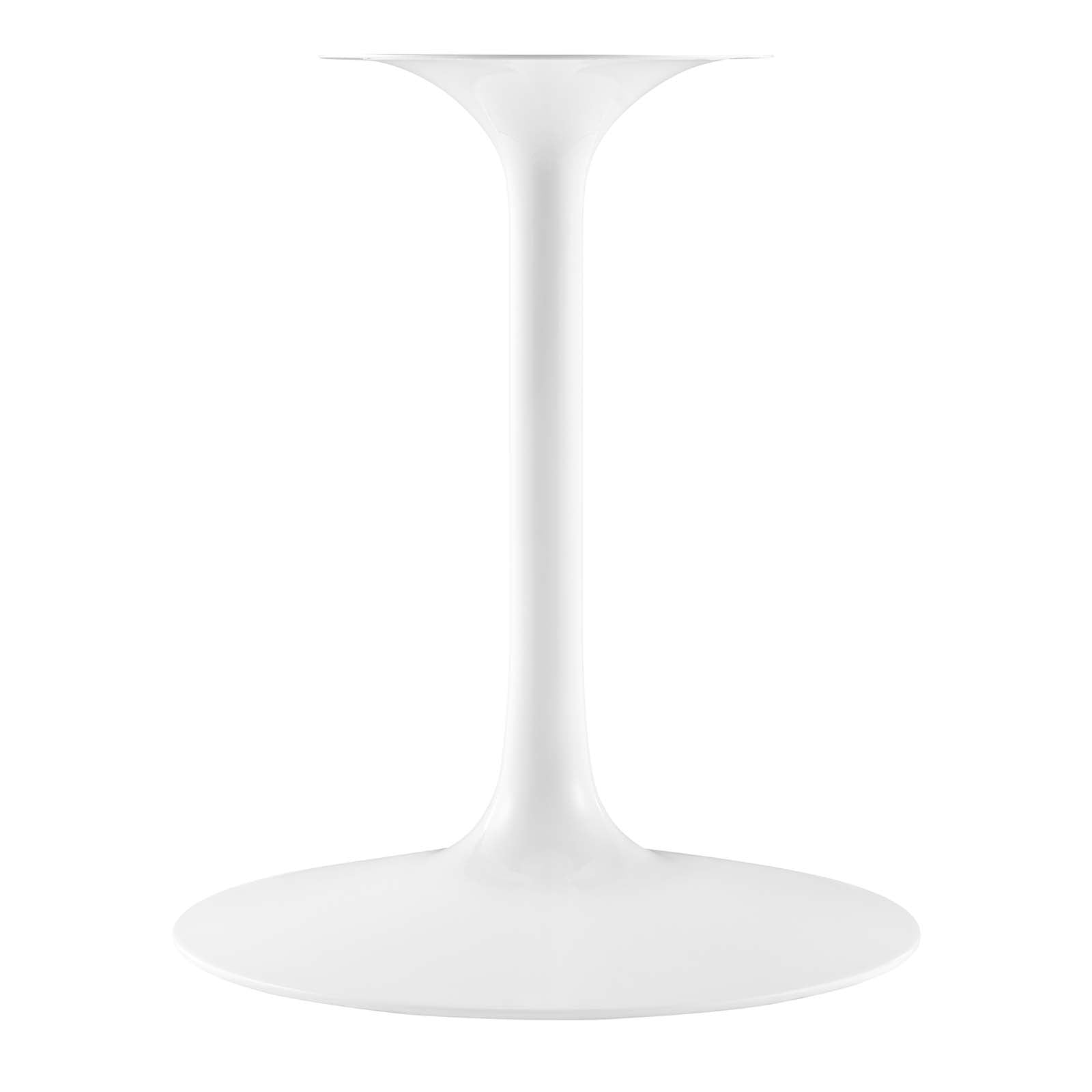 Lippa 48" Round Faux Travertine Dining Table by Modway