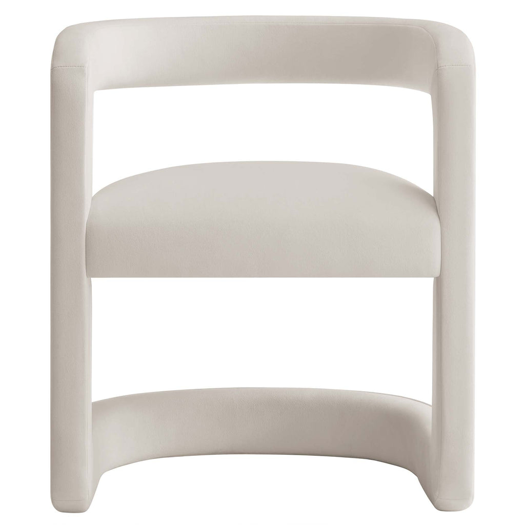 Winslow Barrel Performance Velvet Dining Chair  by Modway