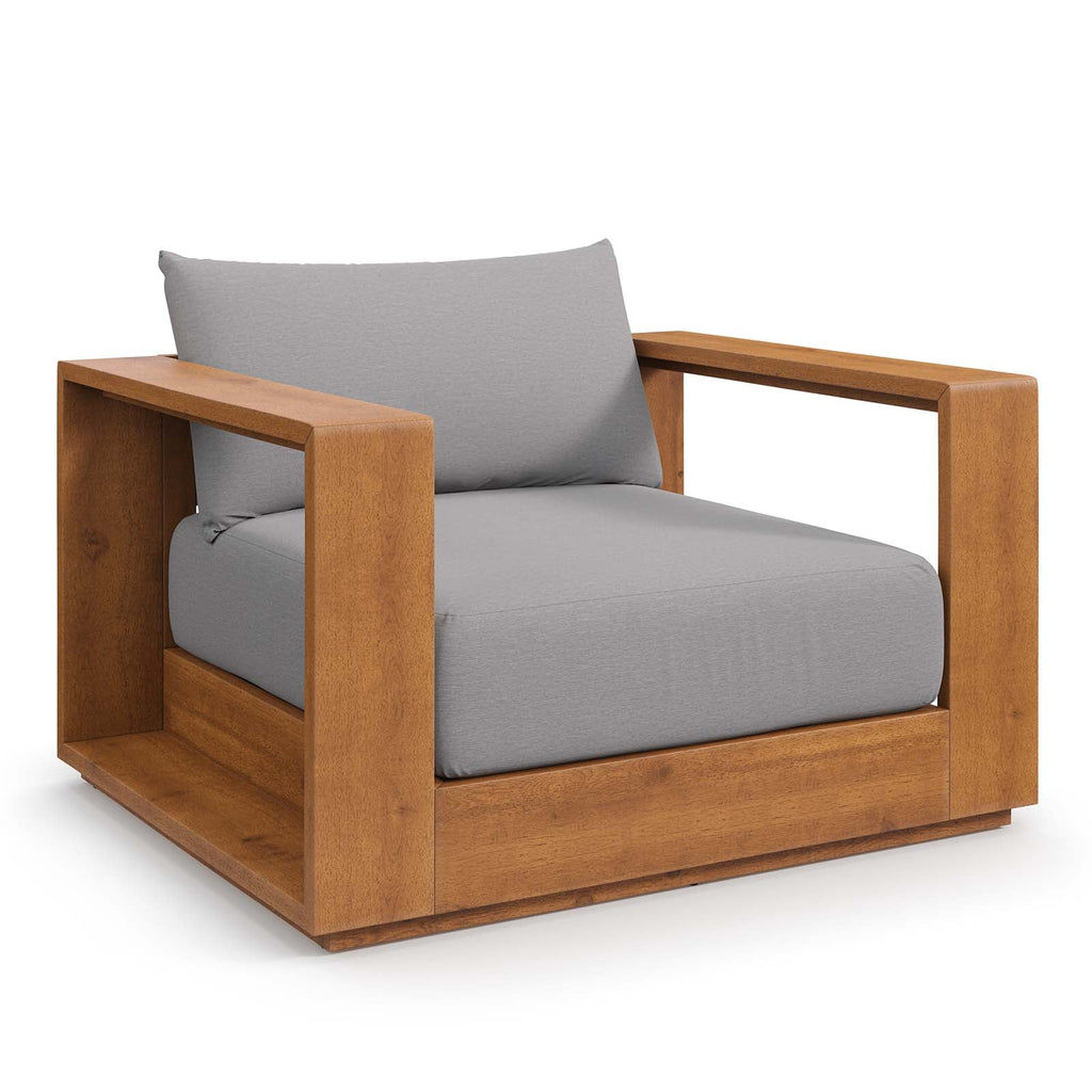 Tahoe Outdoor Patio Acacia Wood Chair by Modway