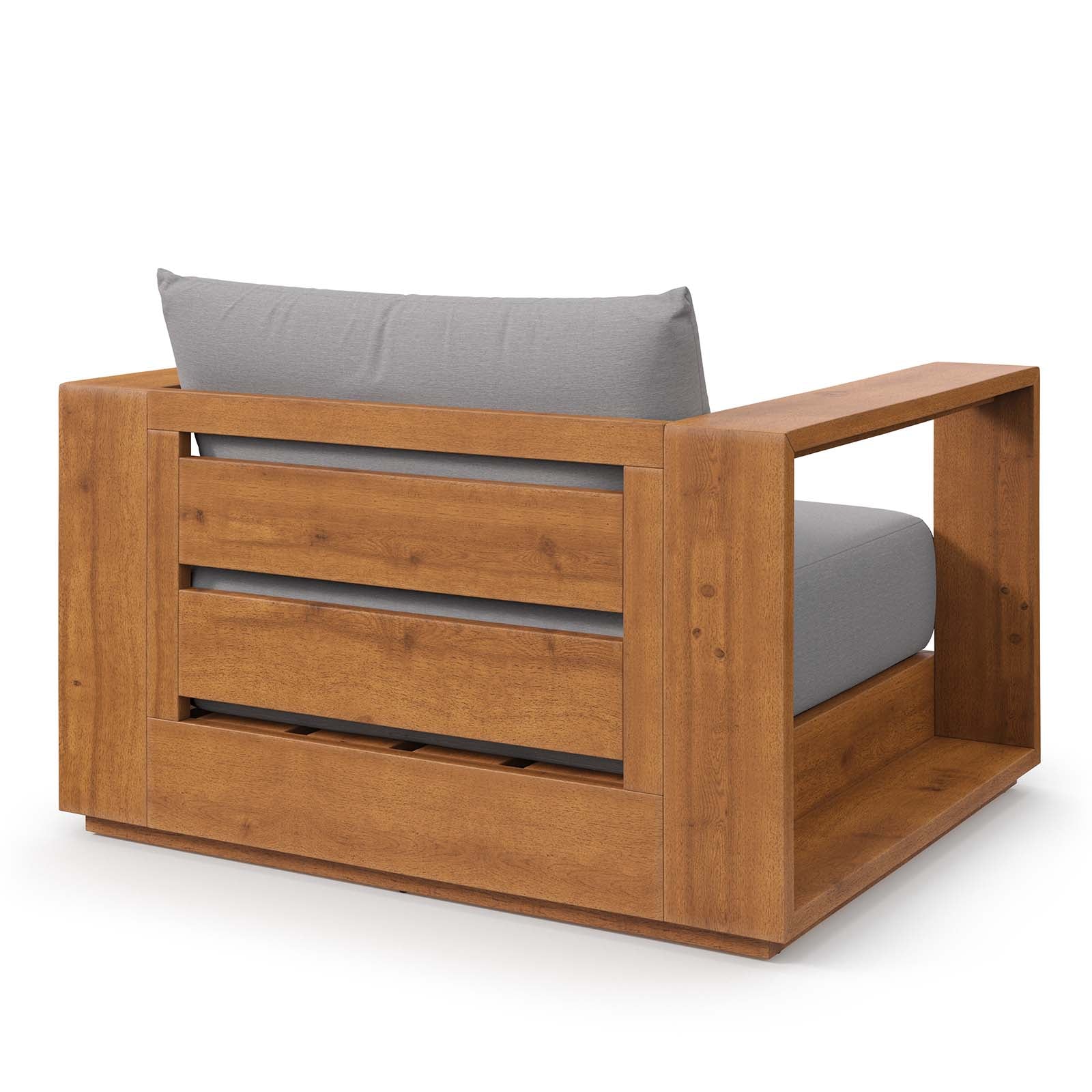 Tahoe Outdoor Patio Acacia Wood Chair by Modway