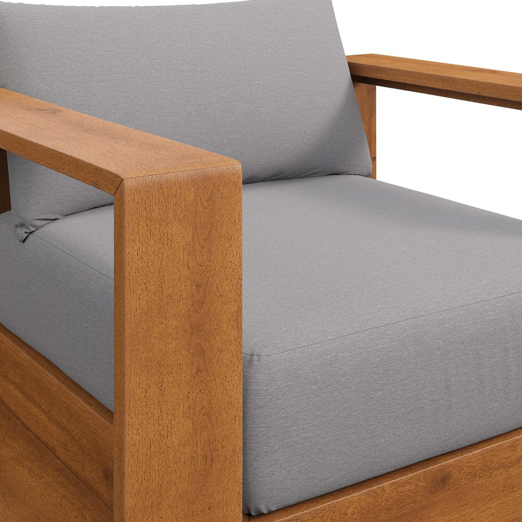 Tahoe Outdoor Patio Acacia Wood Chair by Modway