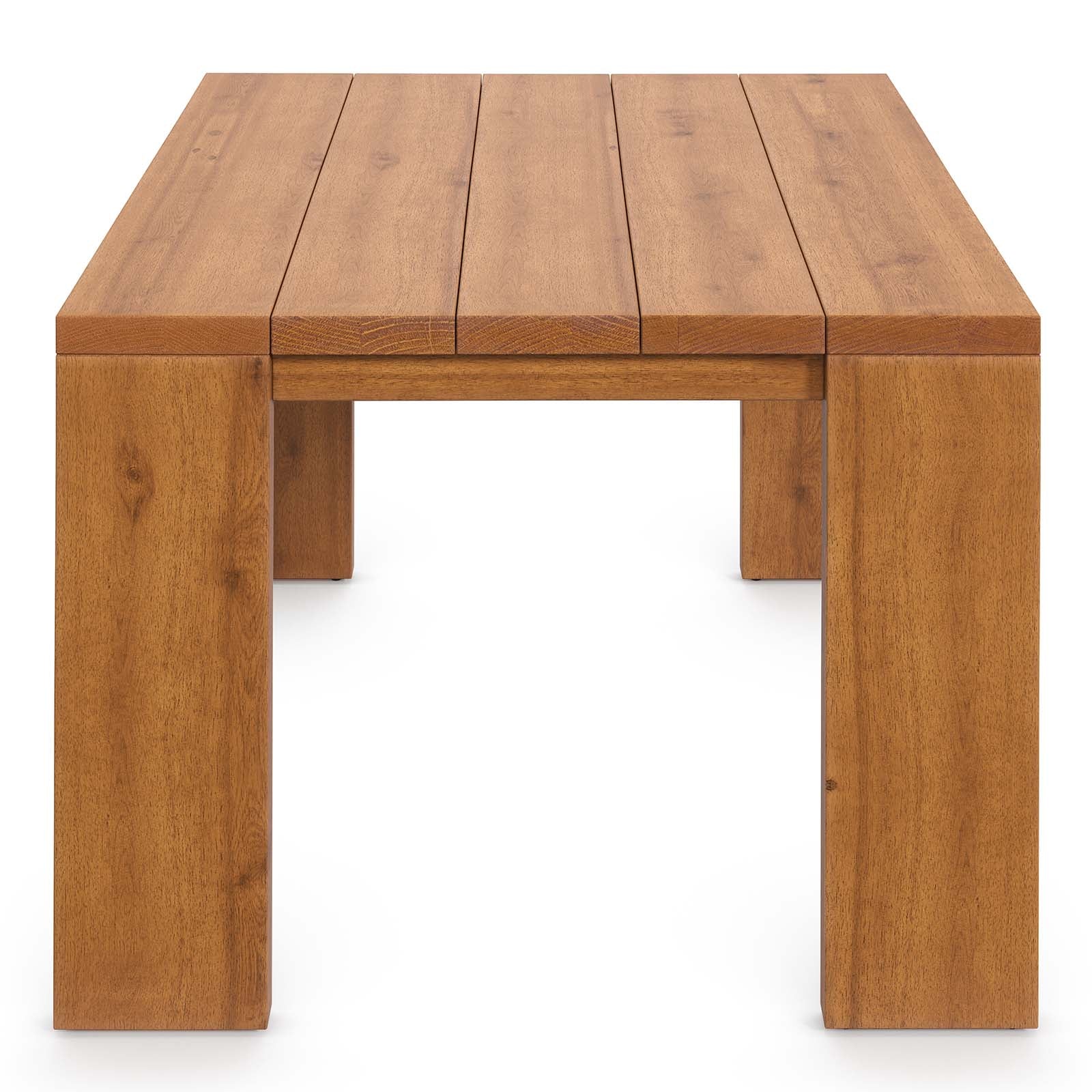 Tahoe Outdoor Patio Acacia Wood Side Table by Modway