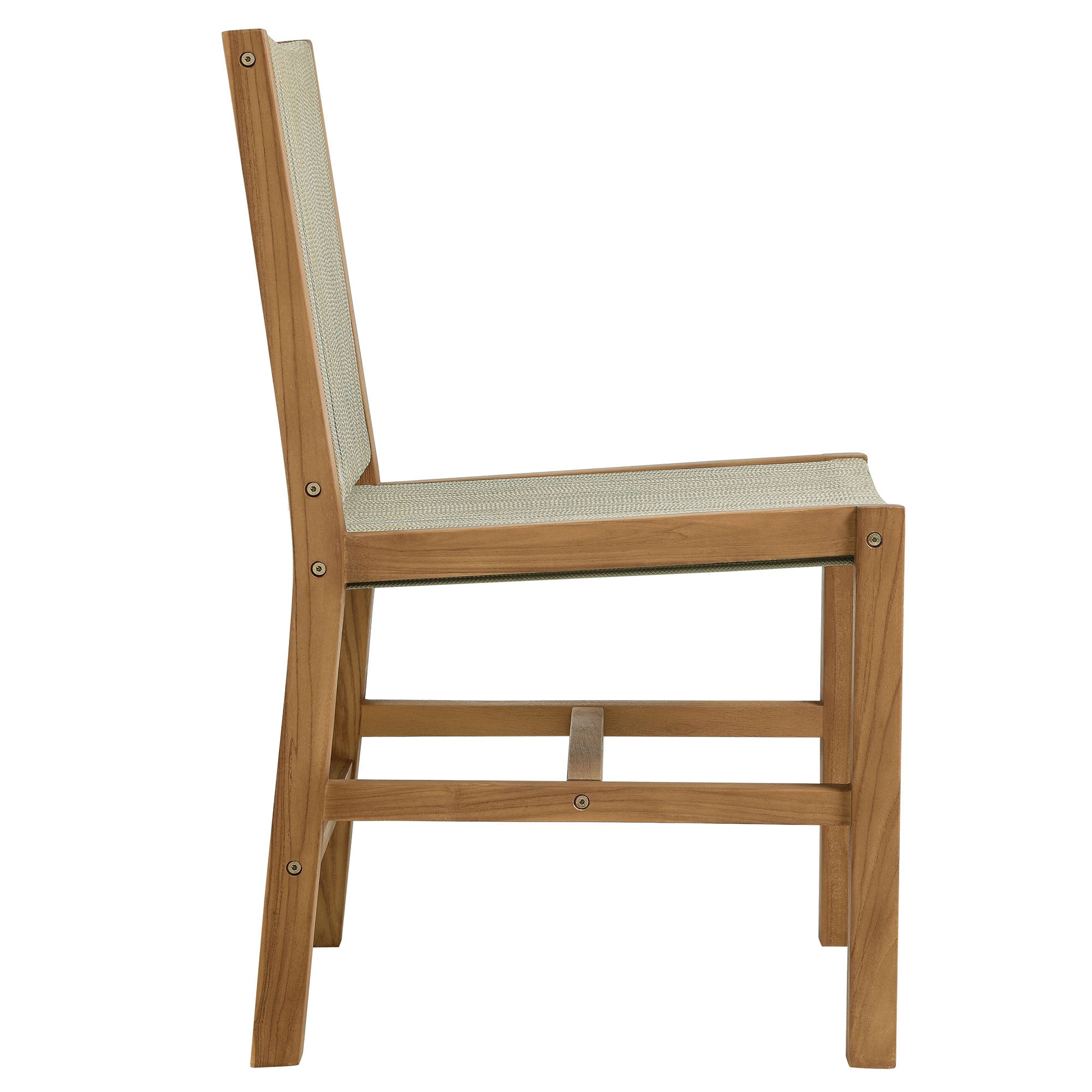 Vienna 7-Piece Outdoor Patio Teak and Rope Dining Set by Modway