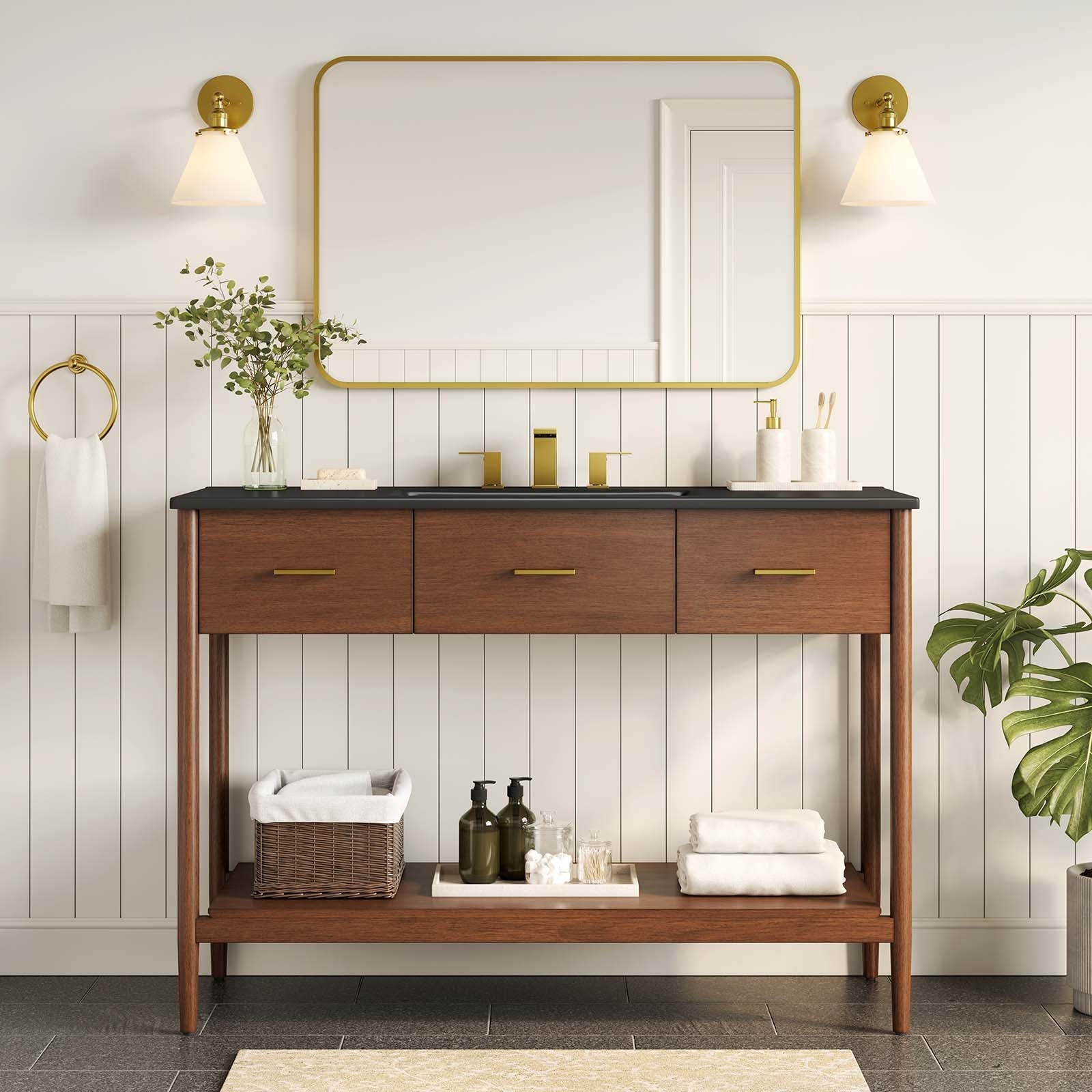 Zaire 48" Single Sink Bathroom Vanity by Modway