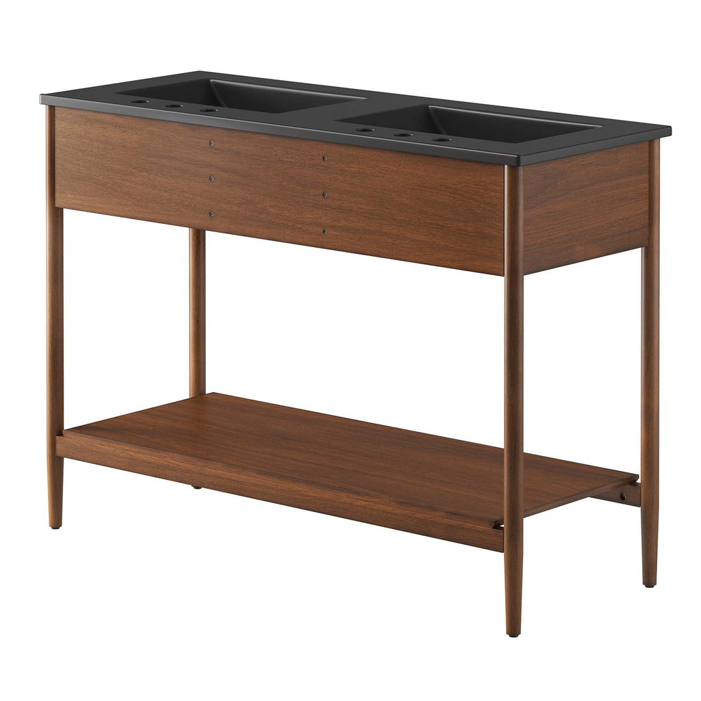 Zaire 48" Double Sink Bathroom Vanity by Modway