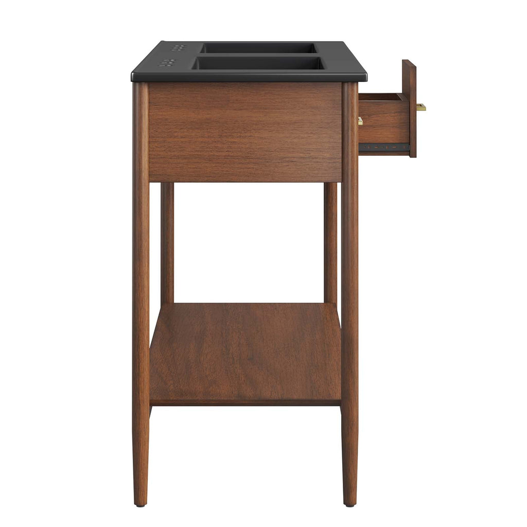 Zaire 48" Double Sink Bathroom Vanity by Modway