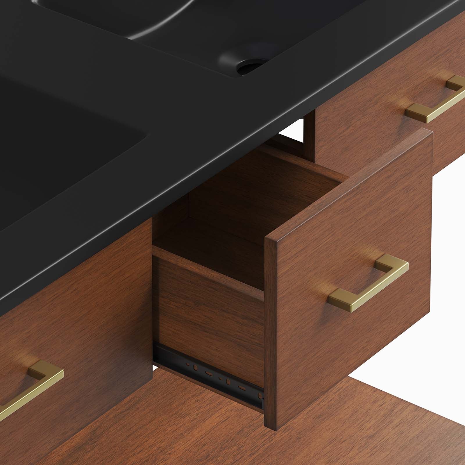 Zaire 48" Double Sink Bathroom Vanity by Modway