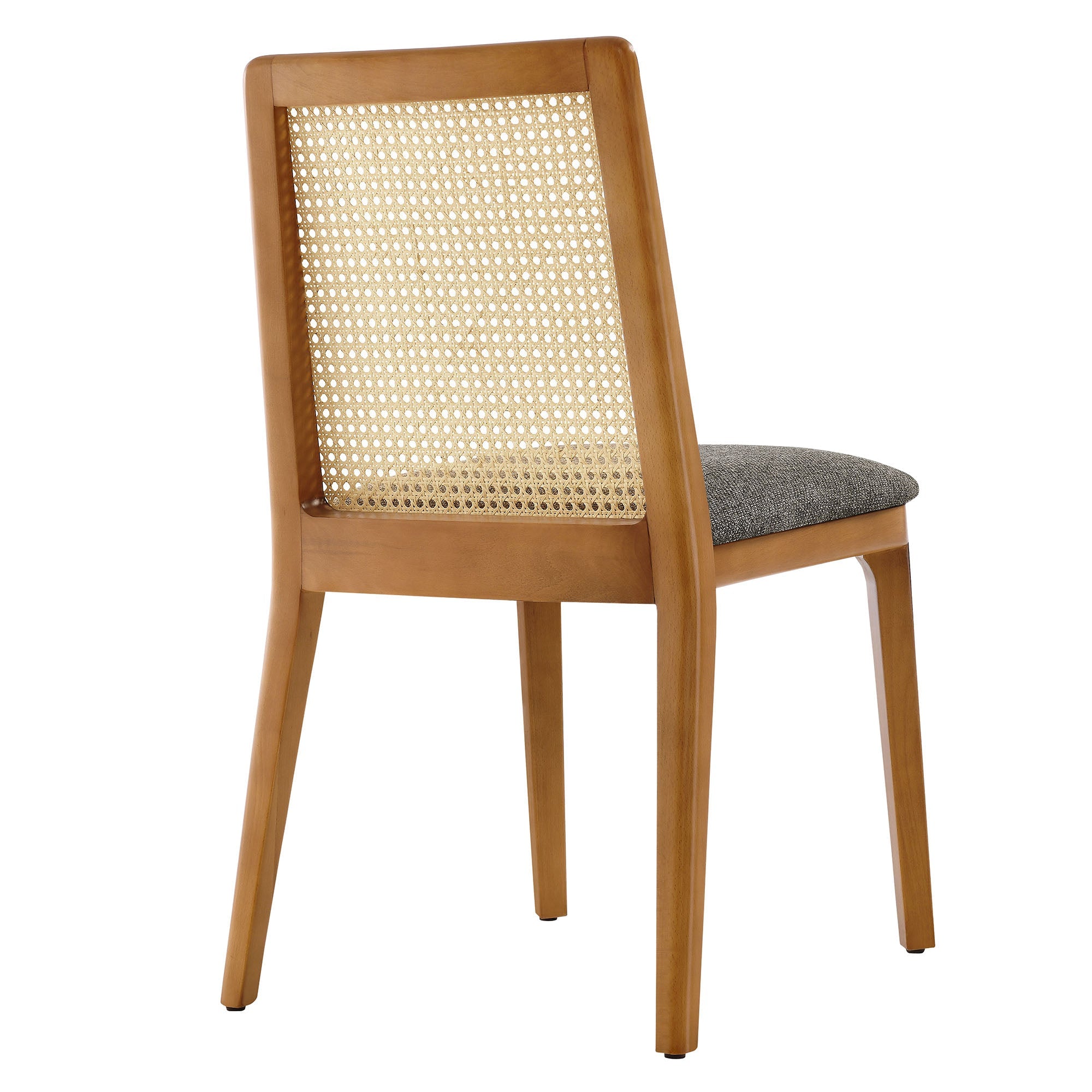 Monarch Wood and Rattan Dining Side Chair by Modway