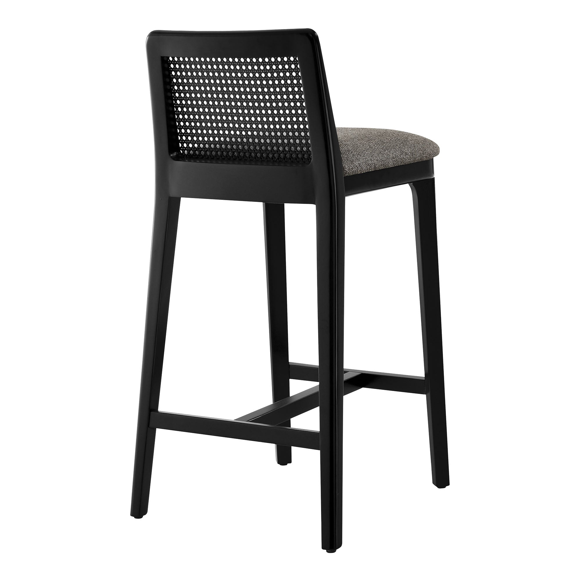 Monarch Wood and Rattan Counter Stool by Modway