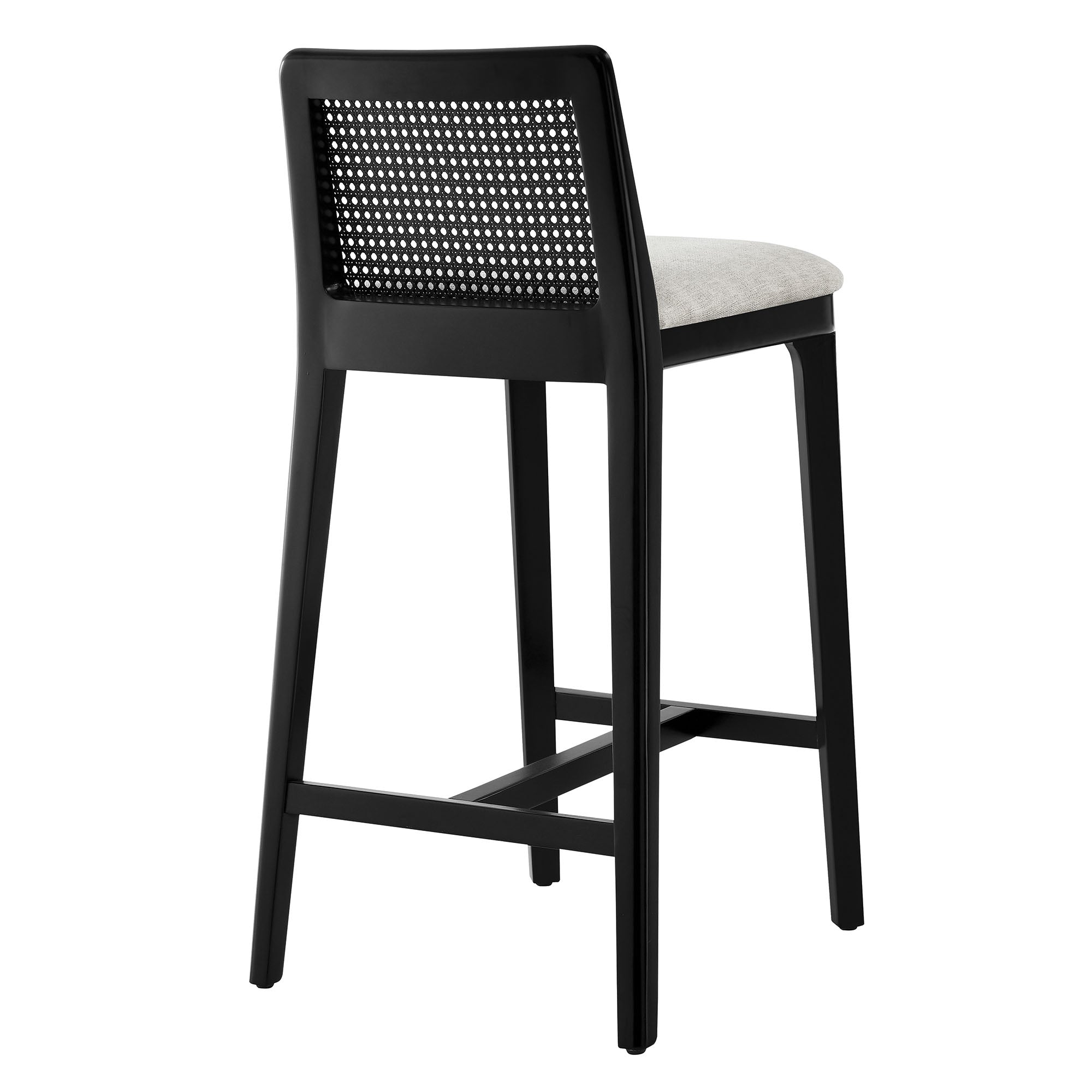 Monarch Wood and Rattan Counter Stool by Modway