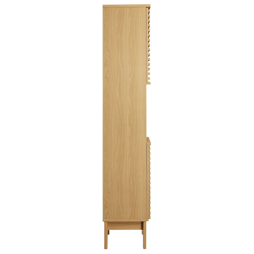 Render Tall Narrow Bathroom Storage Cabinet by Modway