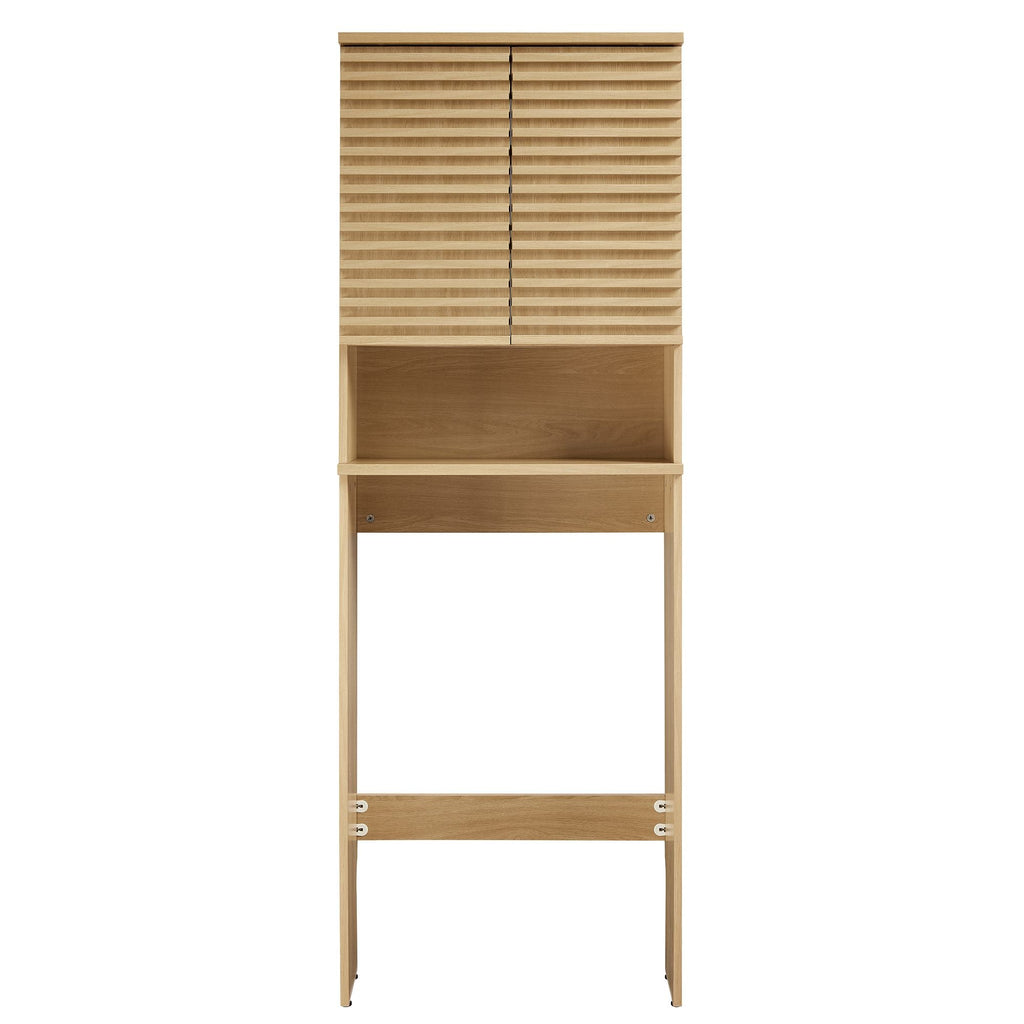 Render Over the Toilet Bathroom Storage Cabinet by Modway