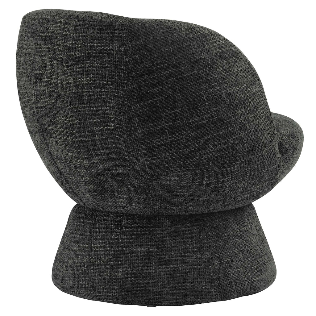Vesta Chenille Fabric Upholstered Swivel Chair by Modway
