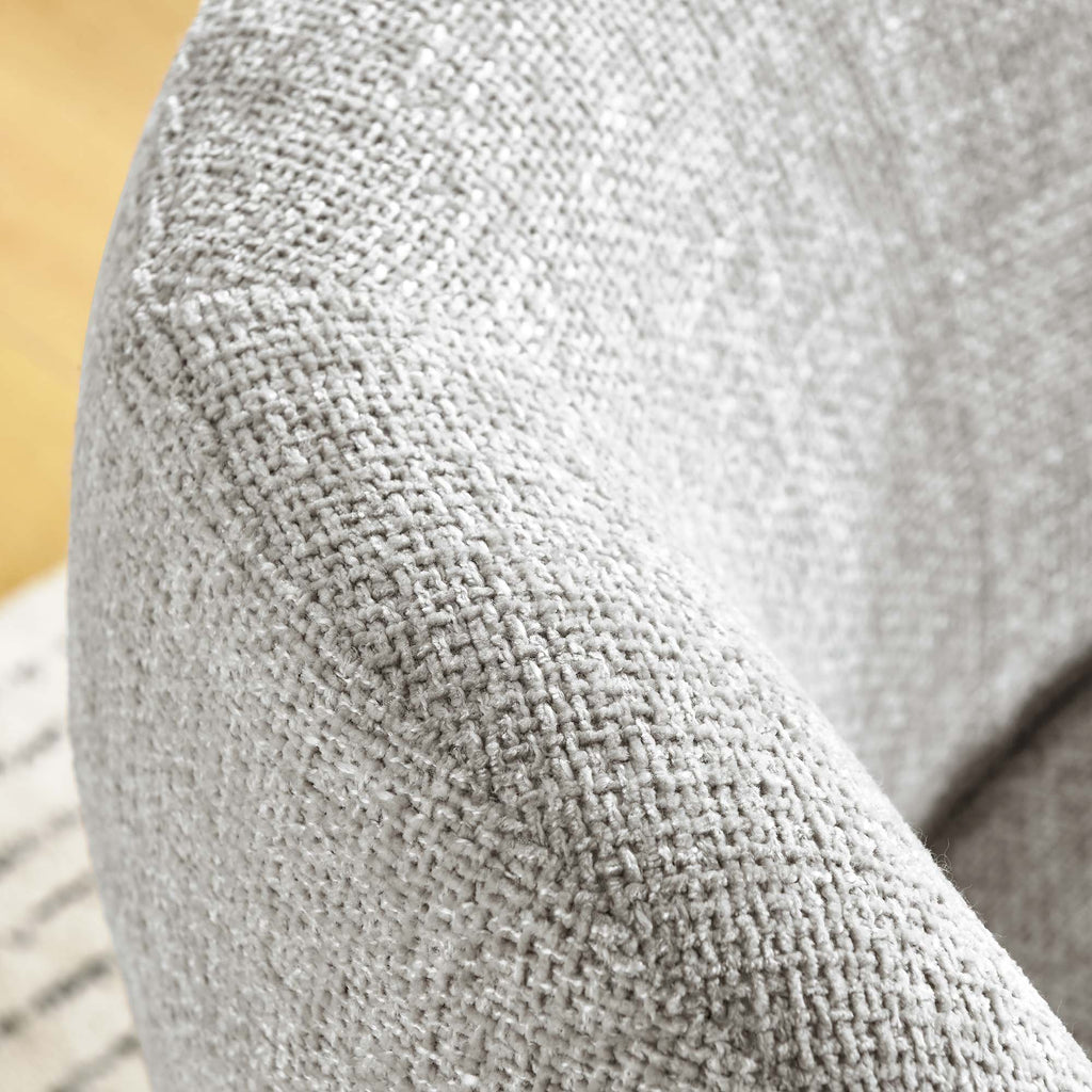 Vesta Chenille Fabric Upholstered Swivel Chair by Modway