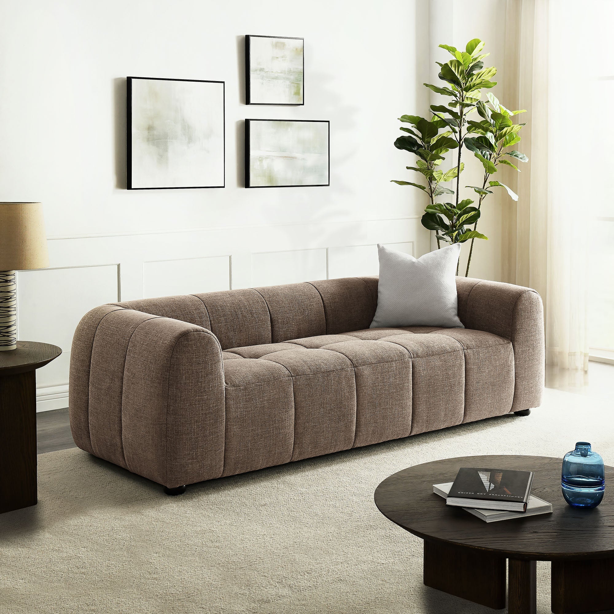 Liana Upholstered Fabric Sofa by Modway