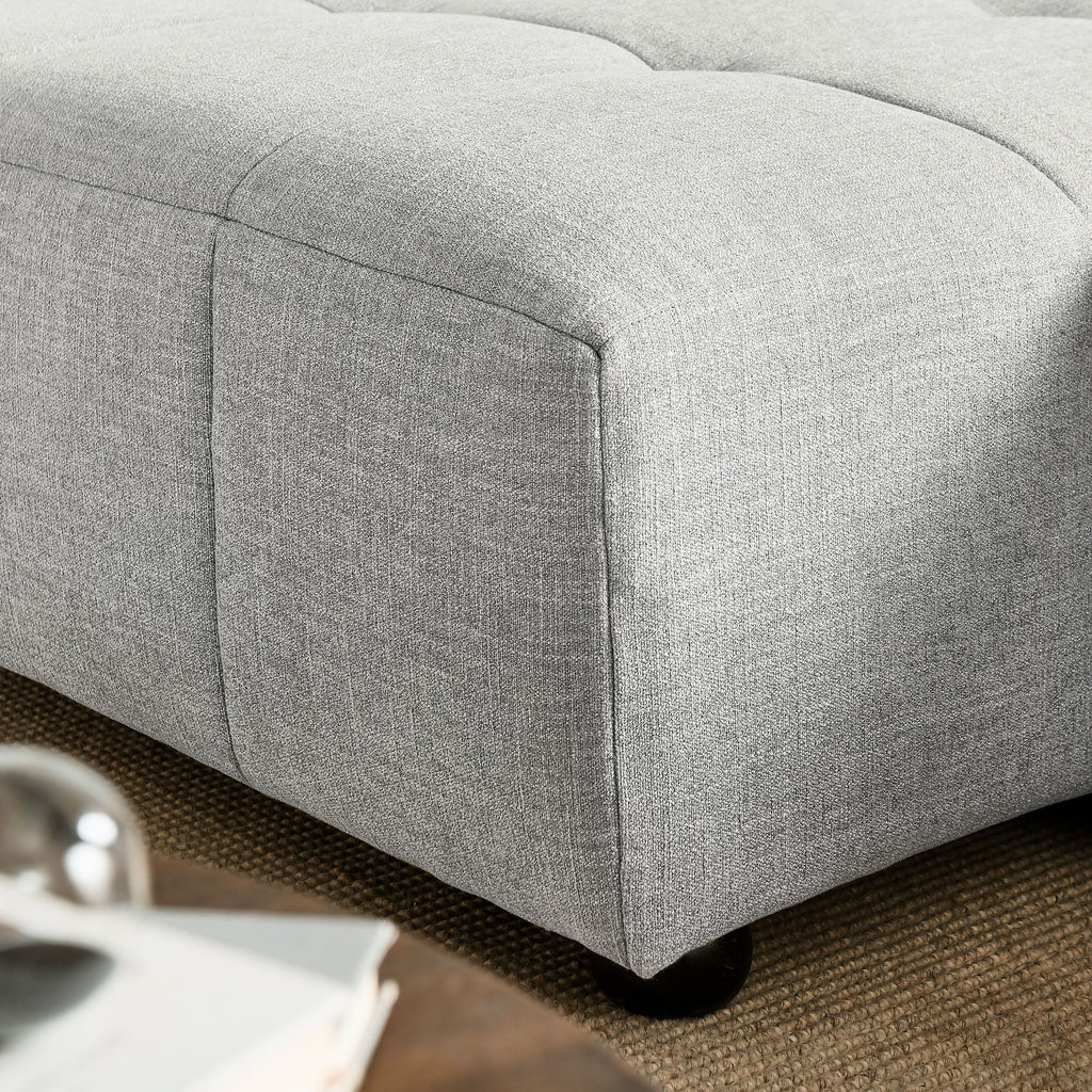 Liana Left-Facing Upholstered Fabric Modular Sofa with Chaise by Modway